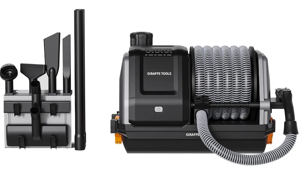 Giraffe Tools Wet Dry Vacuum Cleaner w/ 30-Foot Retractable Hose: $252 Giraffe Tools Wet Dry Vacuum Cleaner w/ 30-Foot Retractable Hose: $252