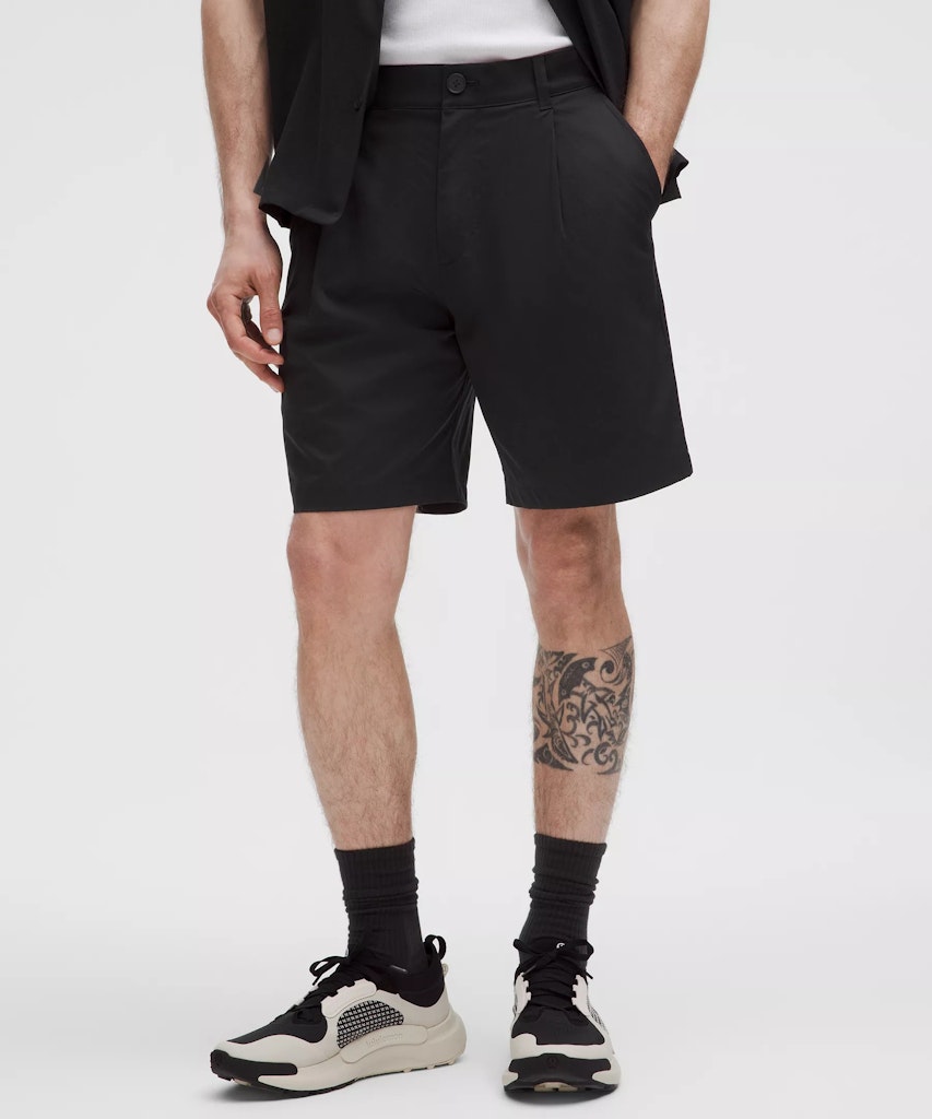 lululemon Men's 8" Woven Relaxed-Fit Pleated Short: $39