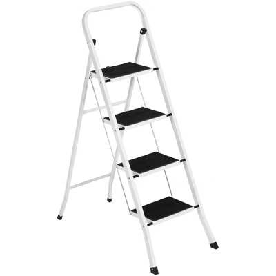  Best Choice Products 4-Step Portable Folding Steel Ladder : $40