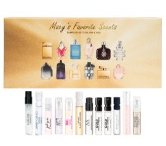 Macy's Favorite Scents 12-Piece Sampler Fragrance Set: $15 Macy's Favorite Scents 12-Piece Sampler Fragrance Set: $15