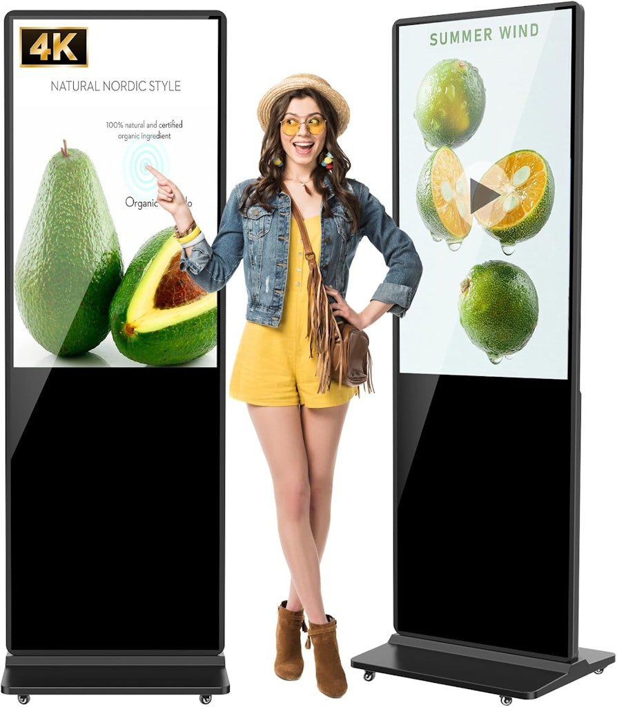 Jiyang 43" 4K Touchscreen Digital Signage Kiosk: $616.00 Jiyang 43" 4K Touchscreen Digital Signage Kiosk: $616.00
