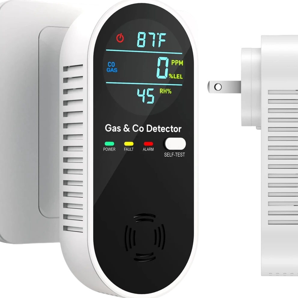 Hakol 4-In-1 Natural Gas Leak & Carbon Monoxide Detector: $33 Hakol 4-In-1 Natural Gas Leak & Carbon Monoxide Detector: $33