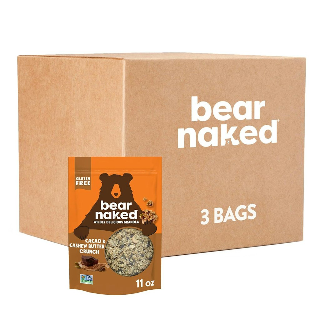 Bear Naked Cacao & Cashew Butter Crunch 11-oz. Granola Cereal 3-Pack: $8.75 via Sub & Save