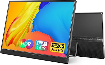 Yxk 15.6" 1080p Portable Monitor for $36 + free shipping