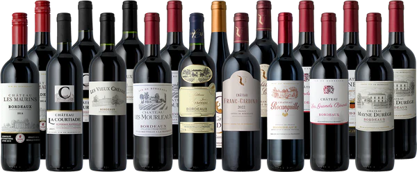 Splash Wines Bordeaux Chateaux 18-Pack: $140