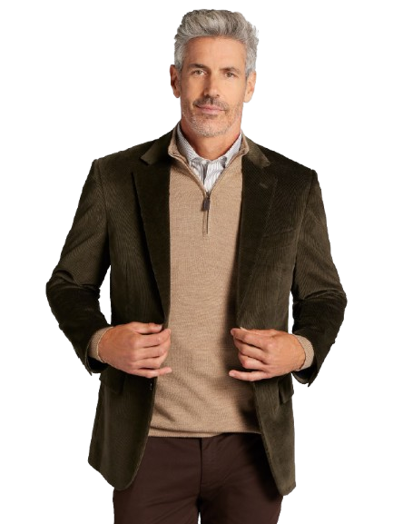 Wilke-Rodriguez Men's Modern Fit Corduroy Sport Coat: $29.99