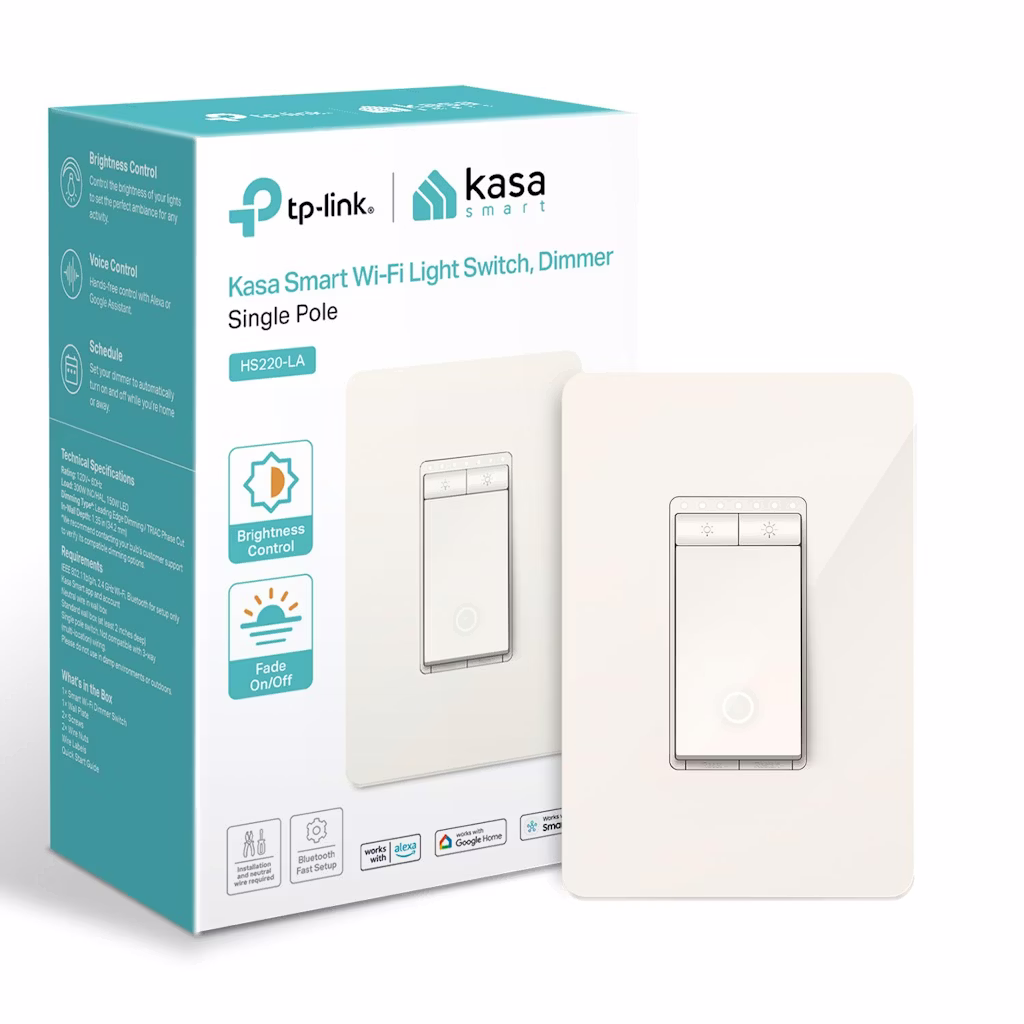 Kasa Smart Dimmer Switch: $17