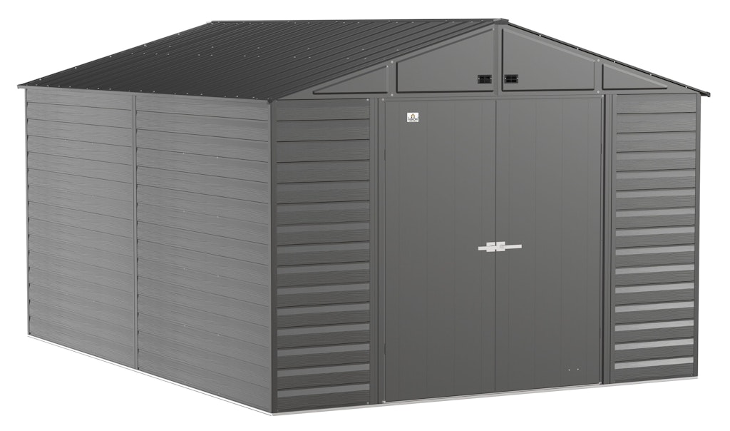 Arrow 10x14ft Galvanized Steel Metal Storage Shed: $550