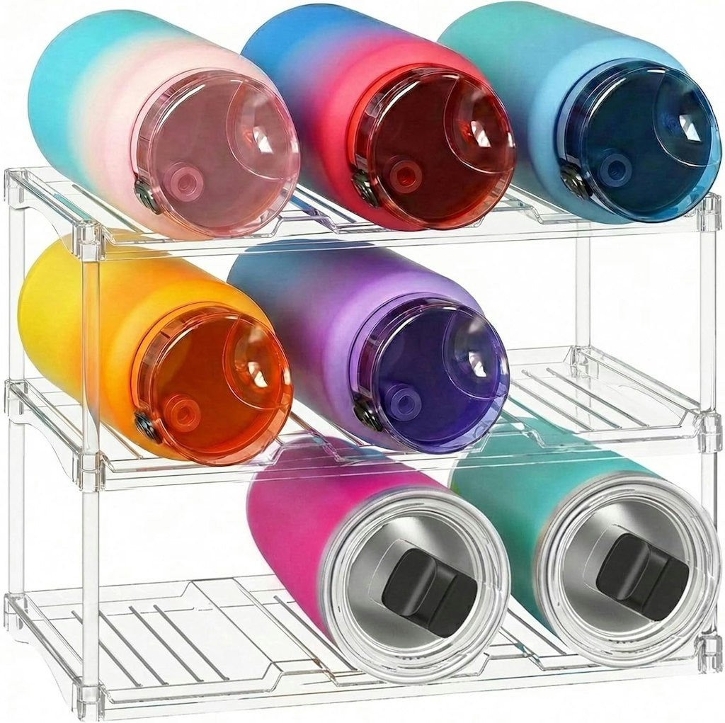 Lifewit Stackable Bottle Storage Organizer: $9.99