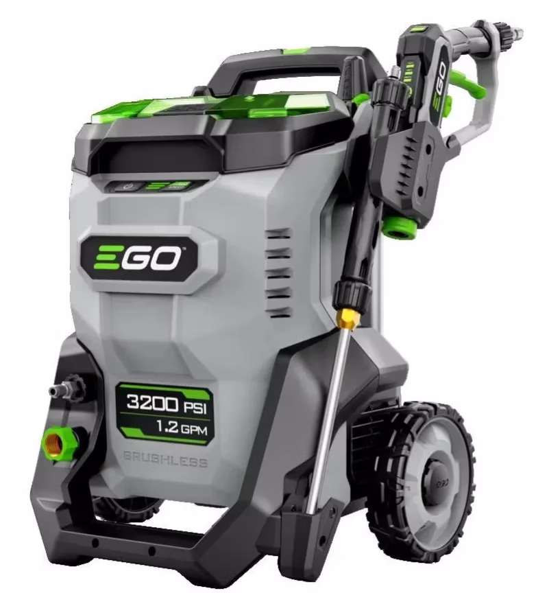 Certified Refurb EGO Power+ 3200-PSI Battery Powered Cold Water Pressure Washer: $469