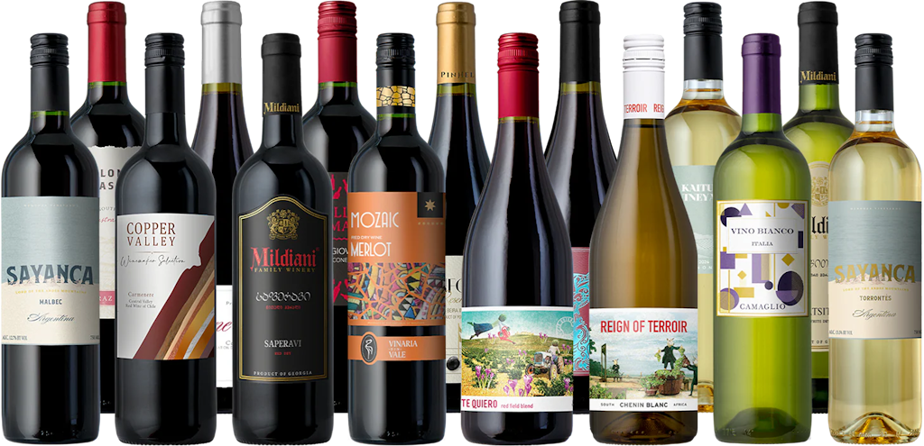 Splash Wines Spring Break World Tour 15-Bottle Wine Case: $100