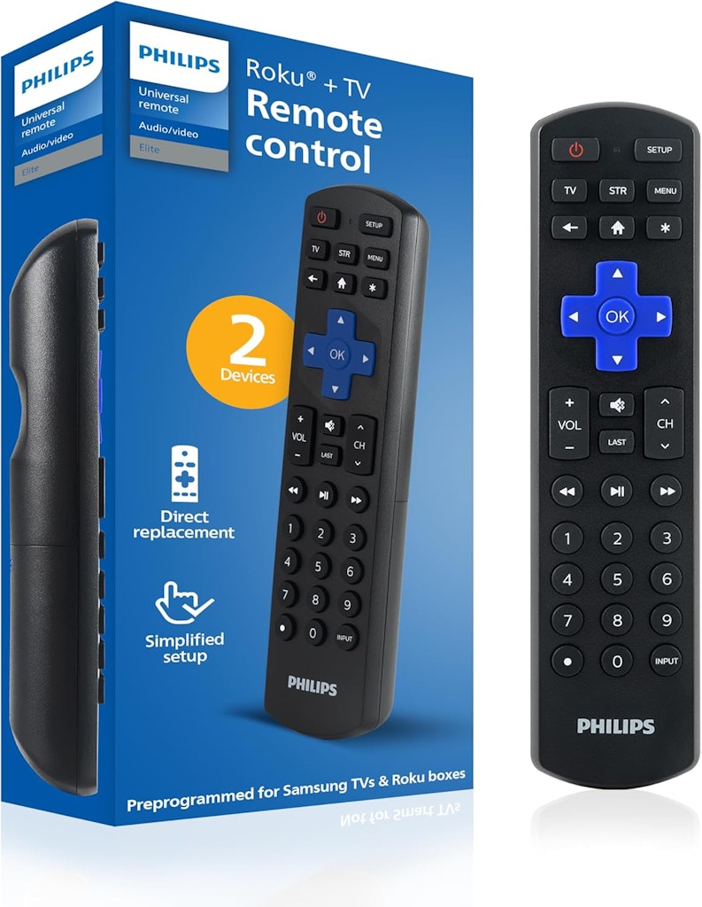Philips Roku TV Remote Replacement: $11 Philips Roku TV Remote Replacement: $11
