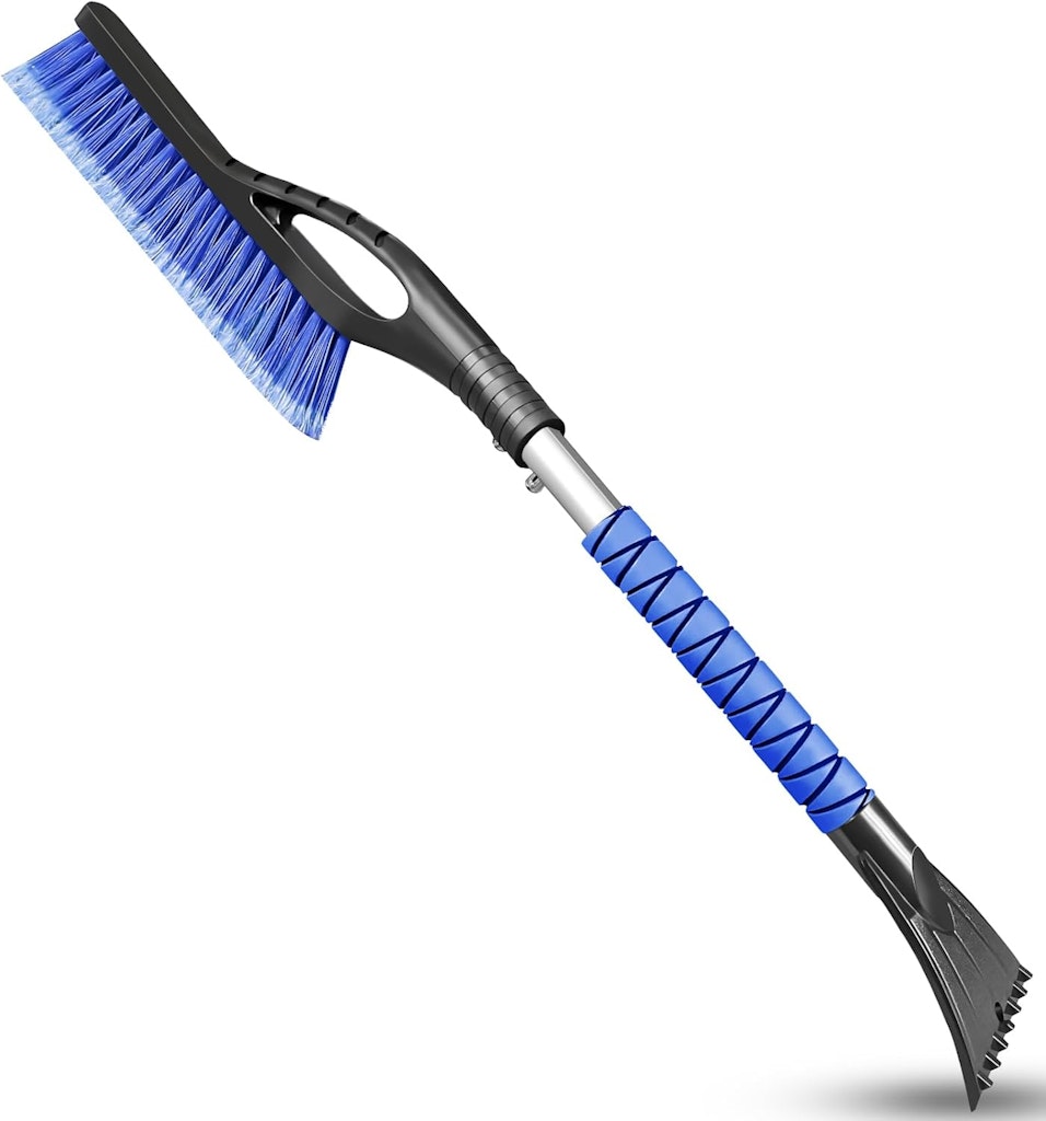 2-in-1 Ice Scraper & Snow Brush: 27" for $7, 33" for $10