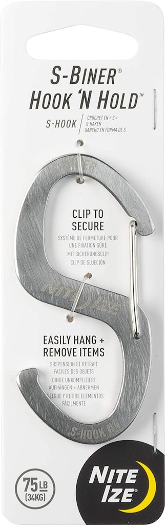 Nite Ize S-Biner Hook 'N Hold Carabiner: $3.48 Nite Ize S-Biner Hook 'N Hold Carabiner: $3.48