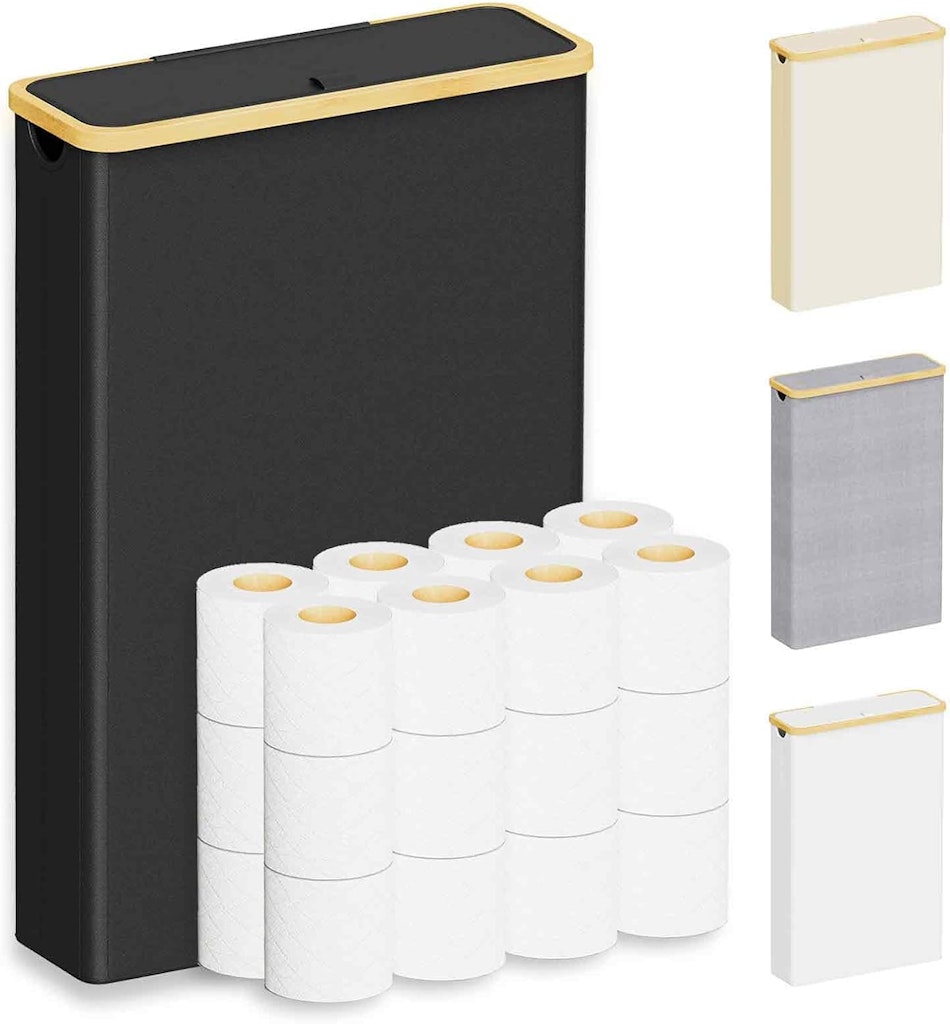 Space Aid Extra Large Toilet Paper Storage w/ Lid: $18