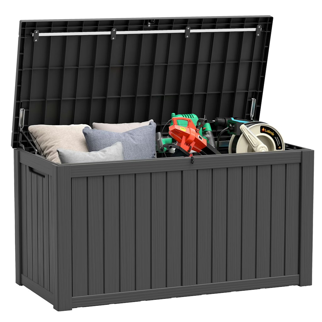 150-Gallon Waterproof Deck Box w/ Steel Beams: $99