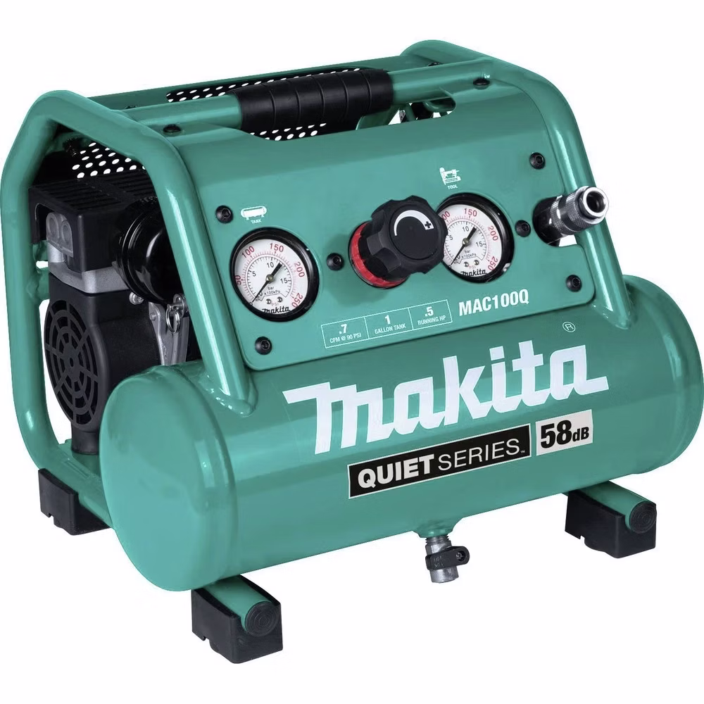 Certified Refurb Makita Quiet Series 1/2 HP 1-Gallon Air Compressor: $124