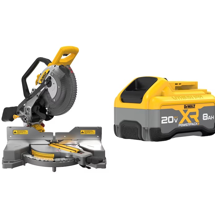 DeWalt 20V MAX XR 10" Cordless Miter Saw w/ Battery & Charger: $598 DeWalt 20V MAX XR 10" Cordless Miter Saw w/ Battery & Charger: $598
