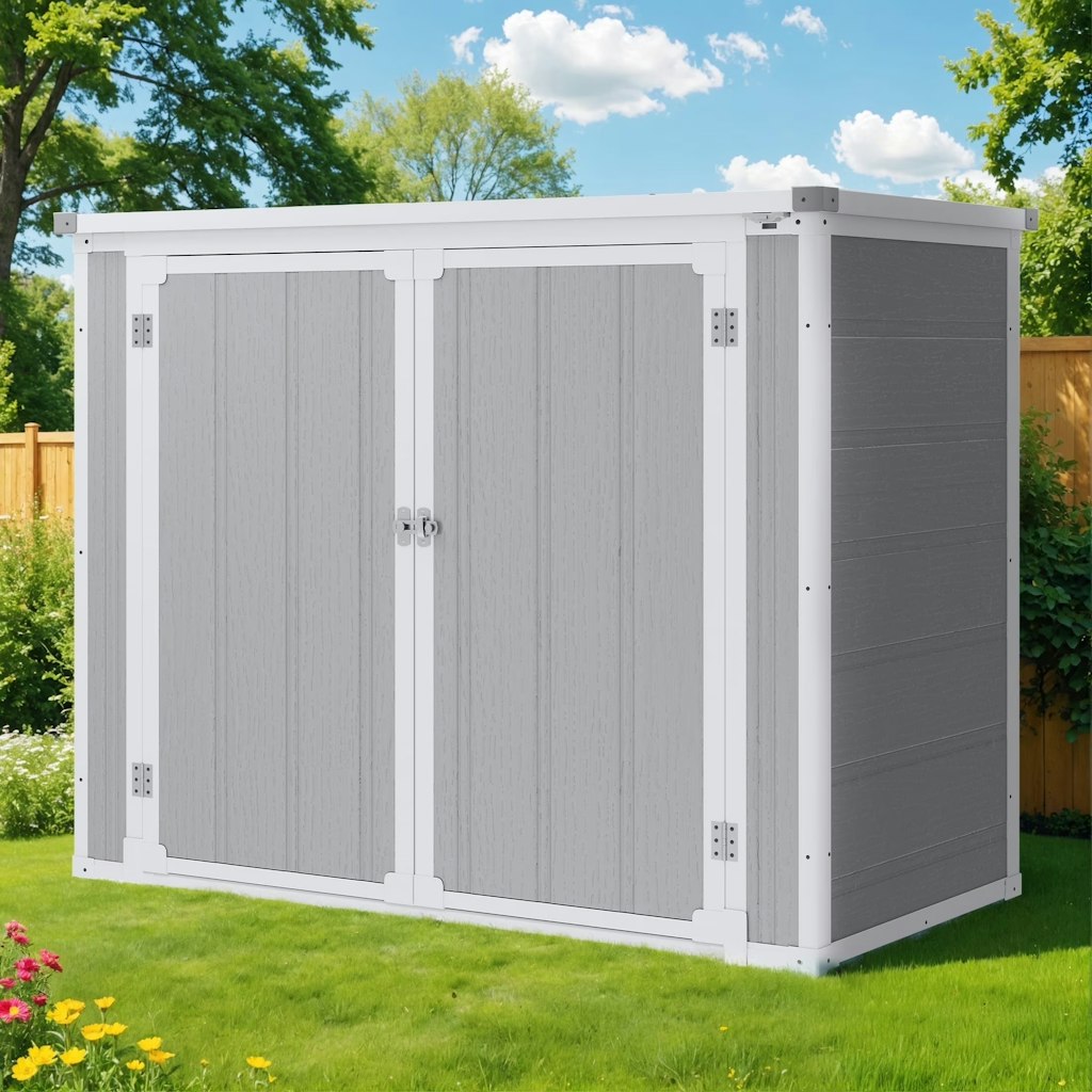 306-Gallon Outdoor Storage Shed: $135 306-Gallon Outdoor Storage Shed: $135