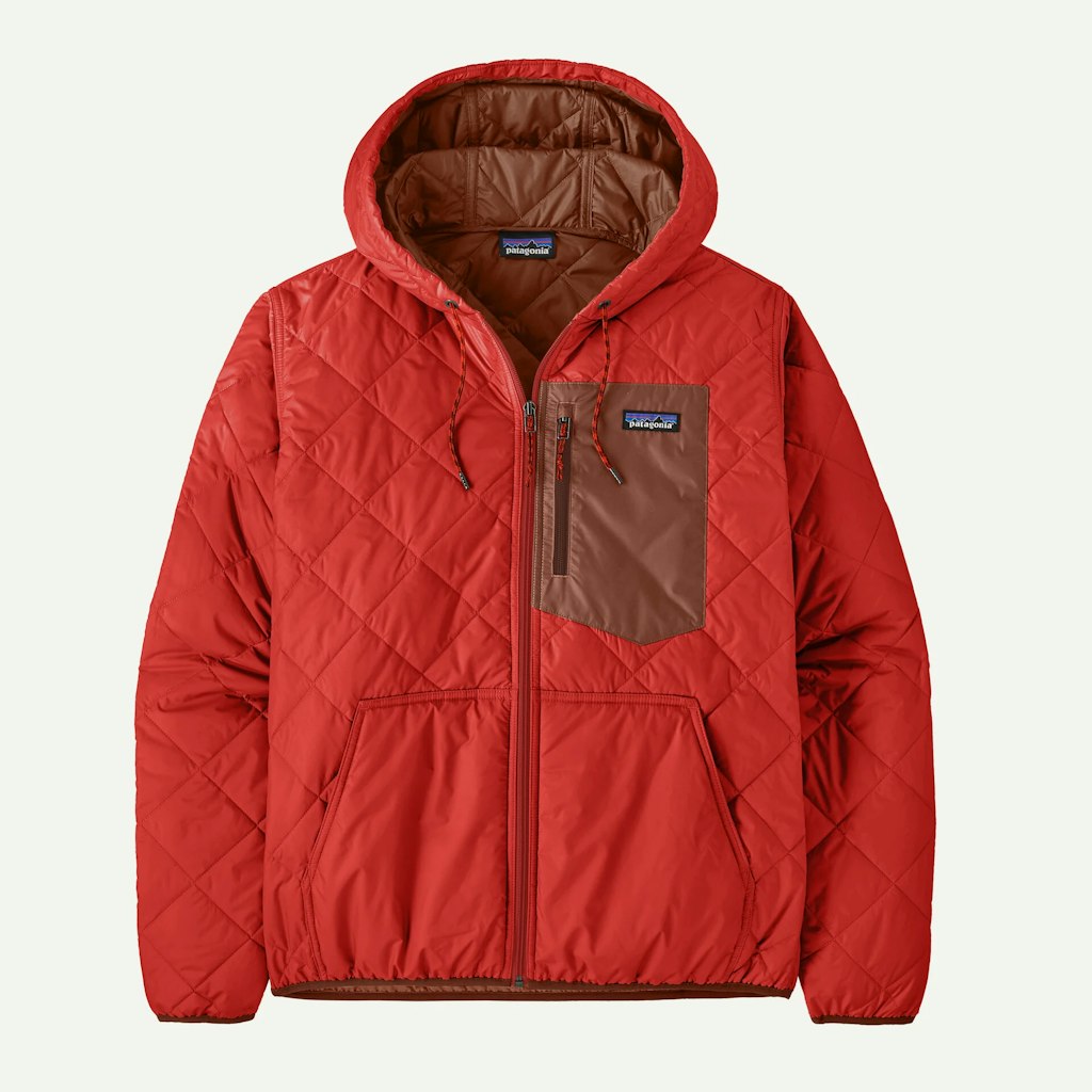 Patagonia Men's Diamond Quilted Bomber Hoody Jacket: $99 Patagonia Men's Diamond Quilted Bomber Hoody Jacket: $99