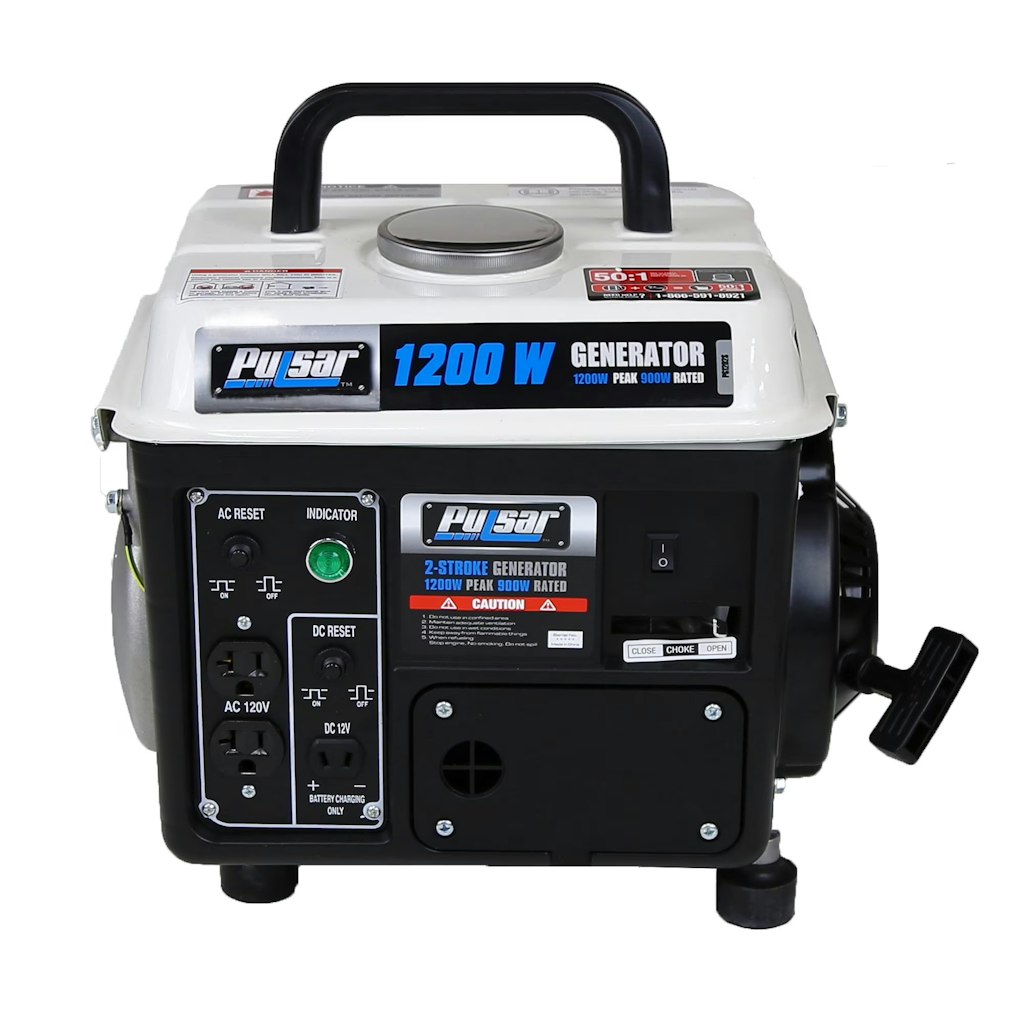 Pulsar 900W / 1,200W Gas Powered Generator: $158