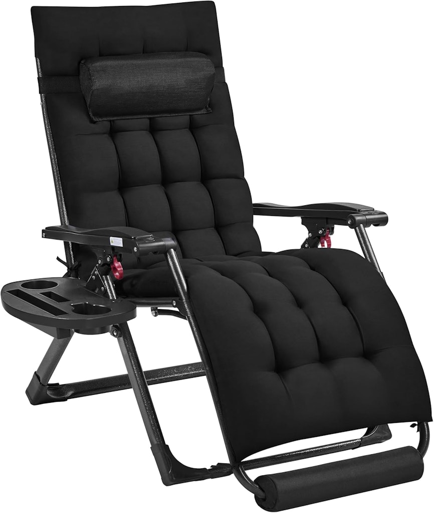 Yaheetech 26" Zero Gravity Recliner Chair with Pad: $52.99 Yaheetech 26" Zero Gravity Recliner Chair with Pad: $52.99