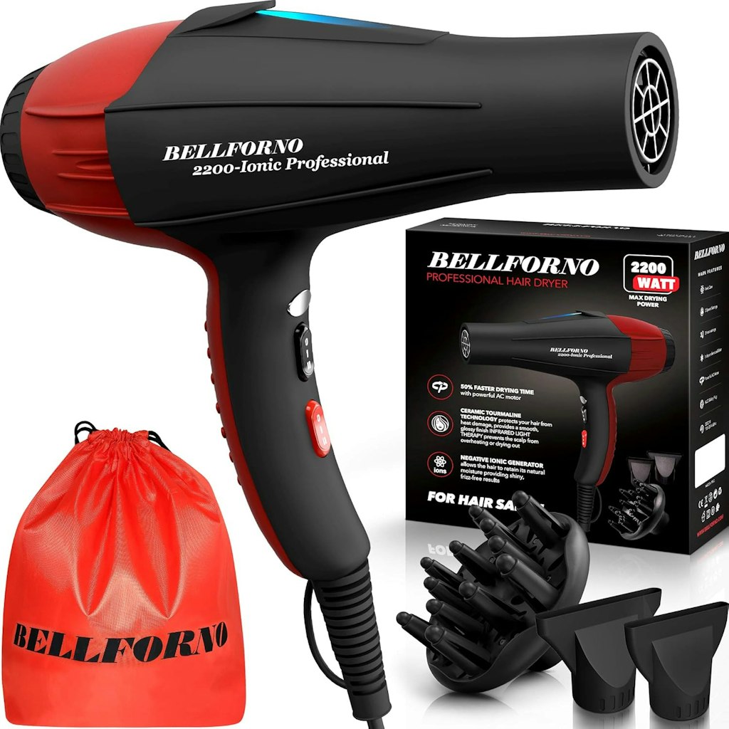 Bellforno 2,200W Ionic Hair Dryer: $49.90