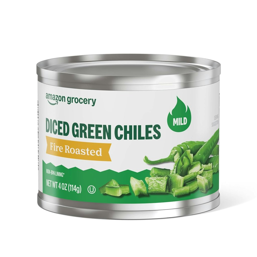 Amazon Grocery Fire Roasted Diced Green Chiles 4-oz. Can: 63 cents via Sub & Save