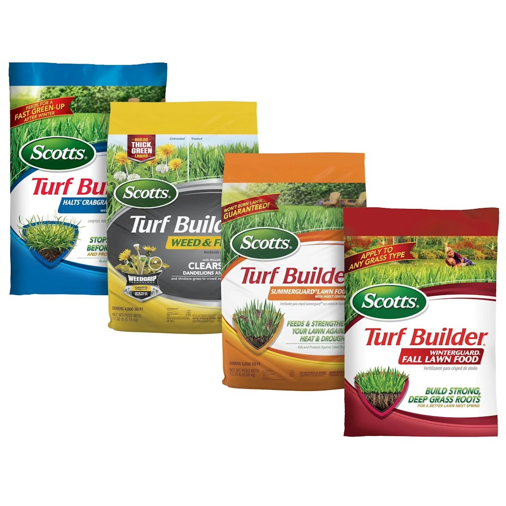 Scotts Turf 4-Bag Builder Bundle: $70