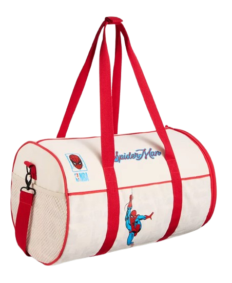 Marvel x NBA x Macy's Spider-Man Duffel Bag: $25