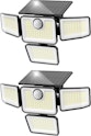 Omibee 3000LM Solar Motion Sensor Lights 2-Pack for $16 w/ Prime + free shipping