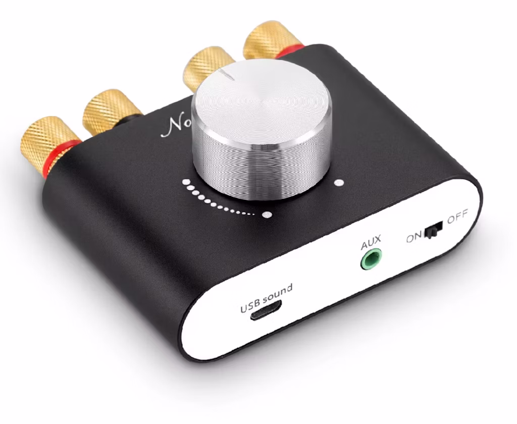 Nobsound Mini Bluetooth 5.0 Digital Amplifier: $14.70