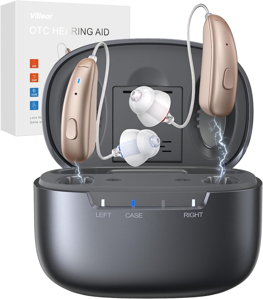 Villear Hearing Aids with Rechargeable Battery: $89.99 Villear Hearing Aids with Rechargeable Battery: $89.99