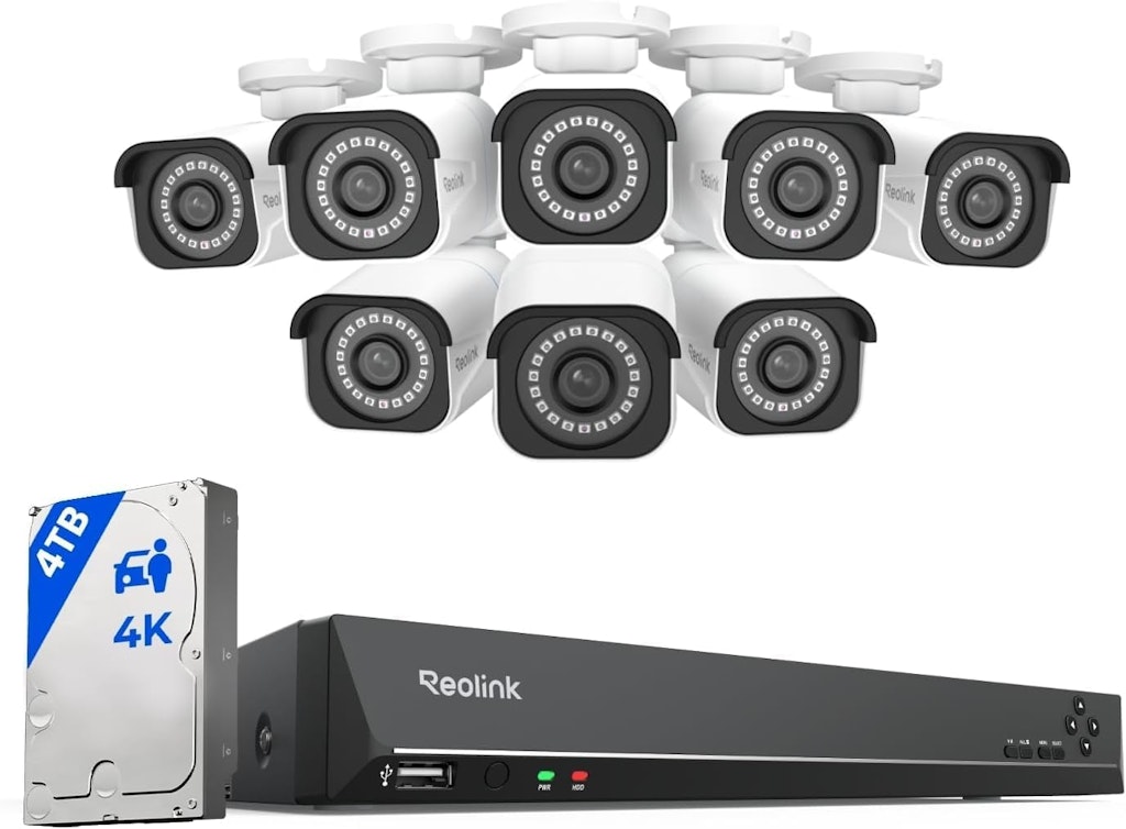 Reolink 4K 8-Security Camera System: $770 w/ Prime Reolink 4K 8-Security Camera System: $770 w/ Prime