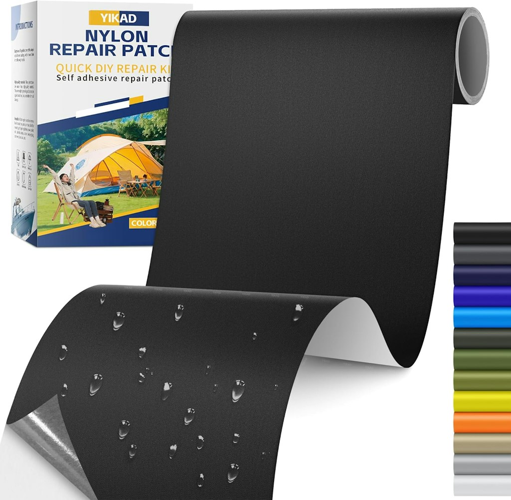 Yikad 4 x 70 Self Adhesive Fabric Repair Tape: $2.99 Yikad 4 x 70 Self Adhesive Fabric Repair Tape: $2.99
