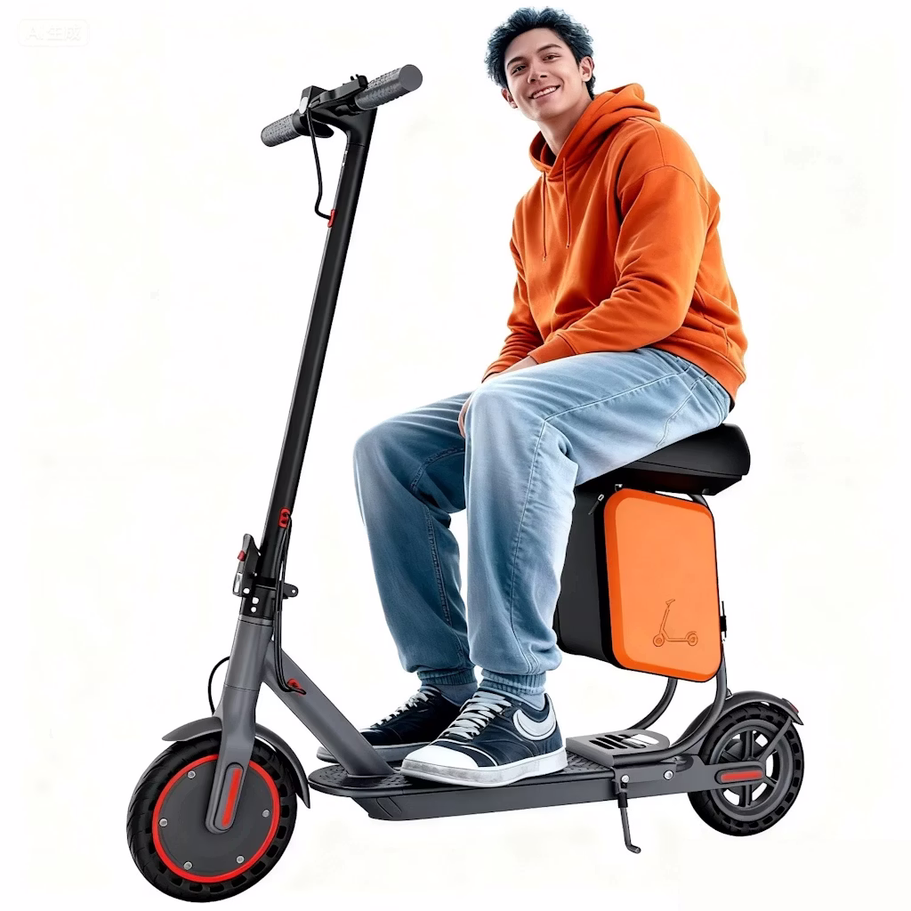 Electric Scooter with Seat: $168