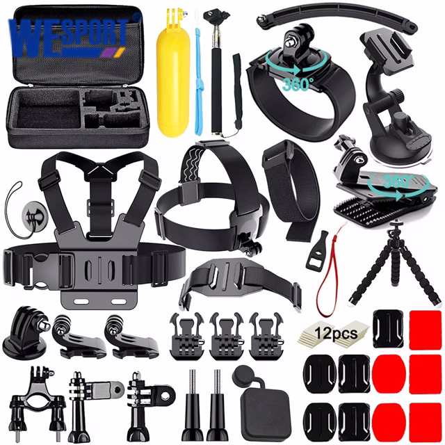 Wesport 50-in-1 Action Camera Accessories Kit: $11.50