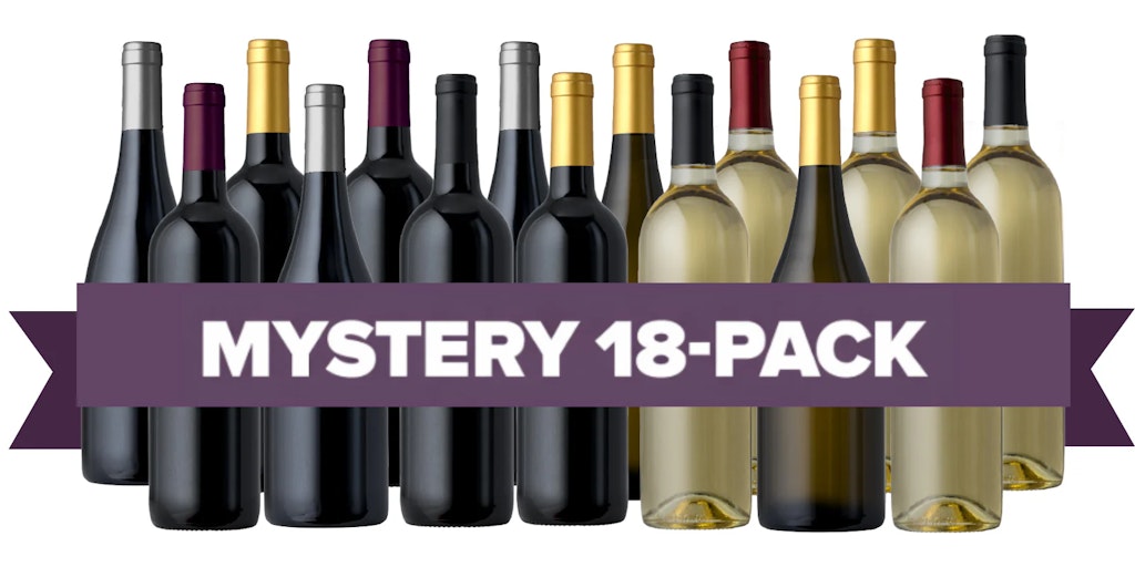 Splash Wines Mystery Pack 18-Bottle Case: $100
