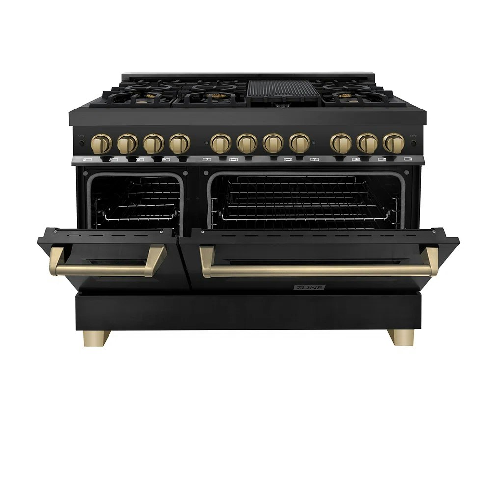 ZLINE Autograph 48" Legacy Dual Fuel Range: $5,925 + Extra 10% off