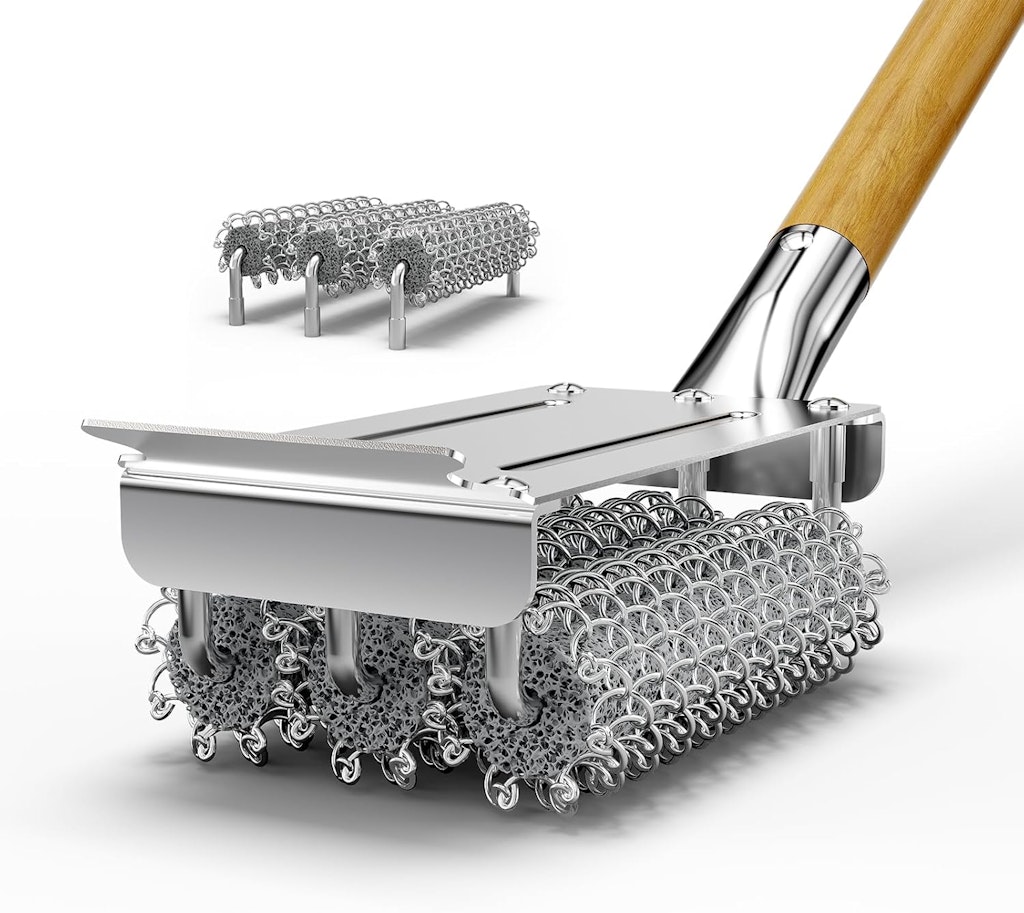 House Again Bristle-Free Grill Brush and Scraper: $19.99 House Again Bristle-Free Grill Brush and Scraper: $19.99