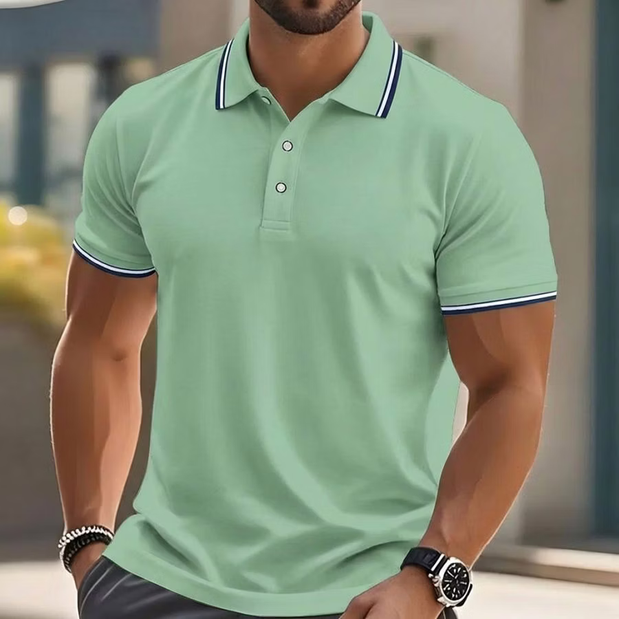 Men's Casual Business Polo Shirts: 2 for $11 Men's Casual Business Polo Shirts: 2 for $11