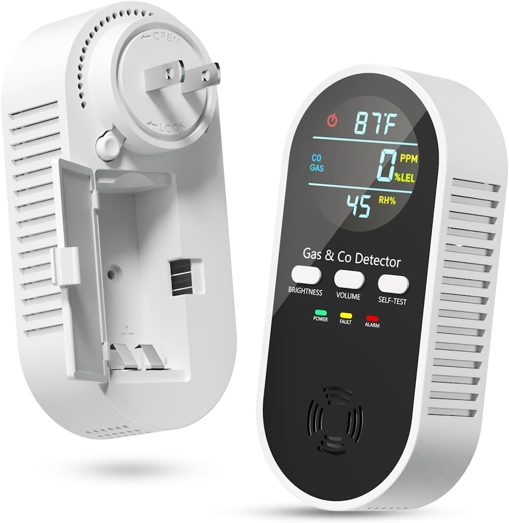 Nicgol 5-in-1 Gas Leak & Carbon Monoxide Detector: $31.22