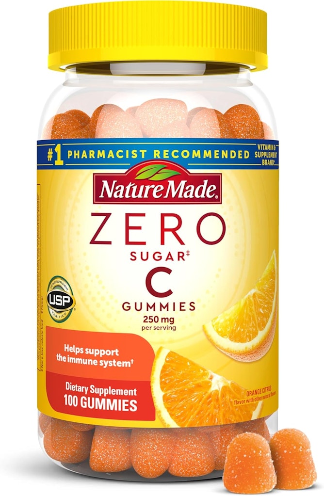 Nature Made Zero Sugar 100-Count 250mg Vitamin C Gummies: $9.48 w/ Subscribe & Save Nature Made Zero Sugar 100-Count 250mg Vitamin C Gummies: $9.48 w/ Subscribe & Save