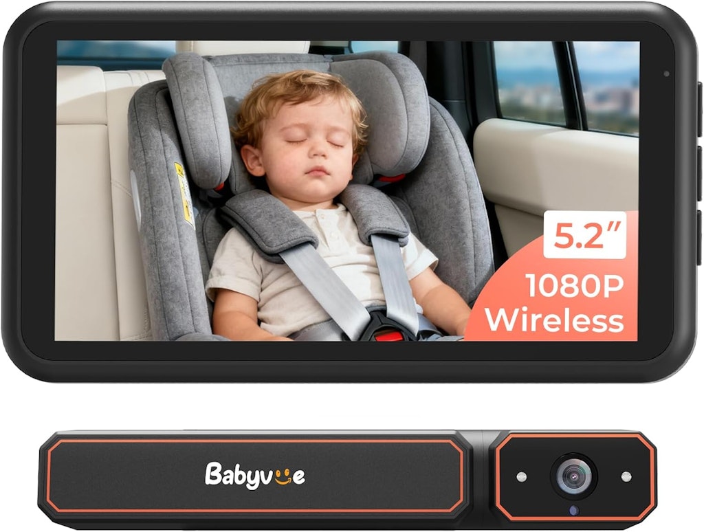 Babyvue BV6 1080p HD Wireless Baby Car Camera: $93.49