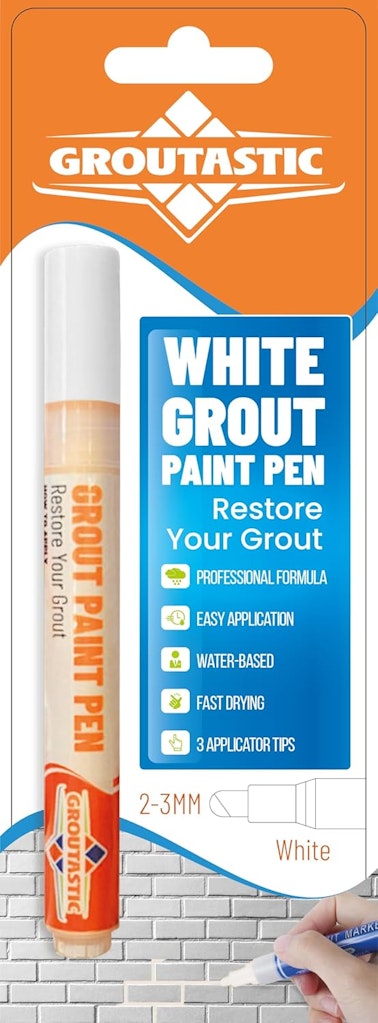 Groutastic Grout Paint Pen with Adjustable Tips: $8.95 Groutastic Grout Paint Pen with Adjustable Tips: $8.95