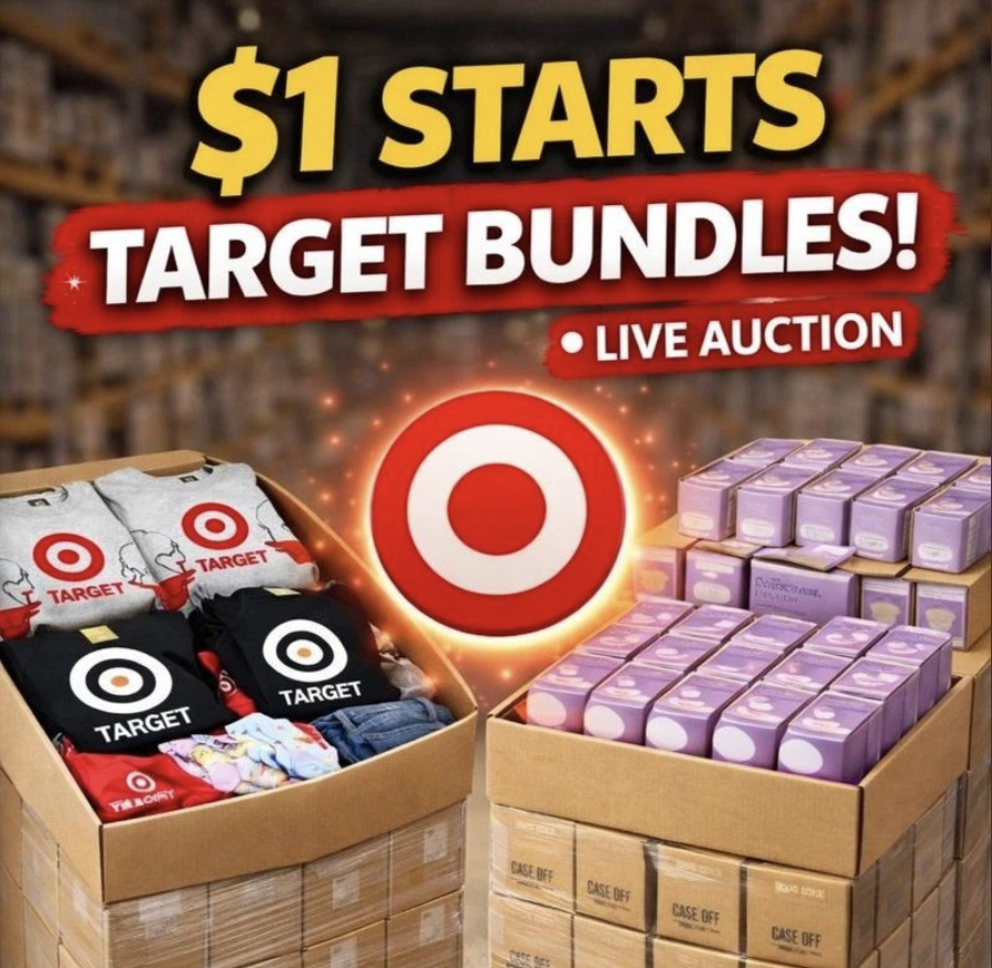 Target Bundle Blowout on eBay Live: Deals from $1, from 1pm