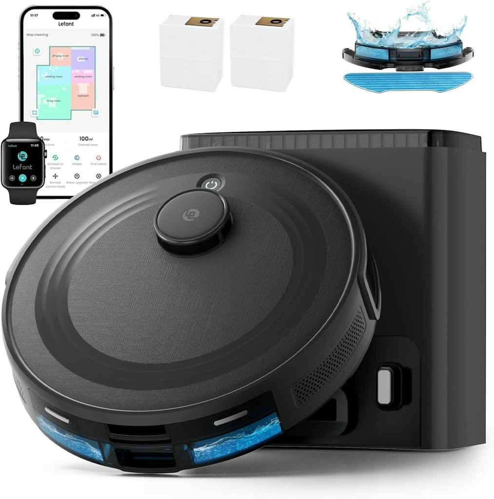 Lefant LiDAR 6000Pa Robot Vacuum and Mop Combo: $139 w/ Prime