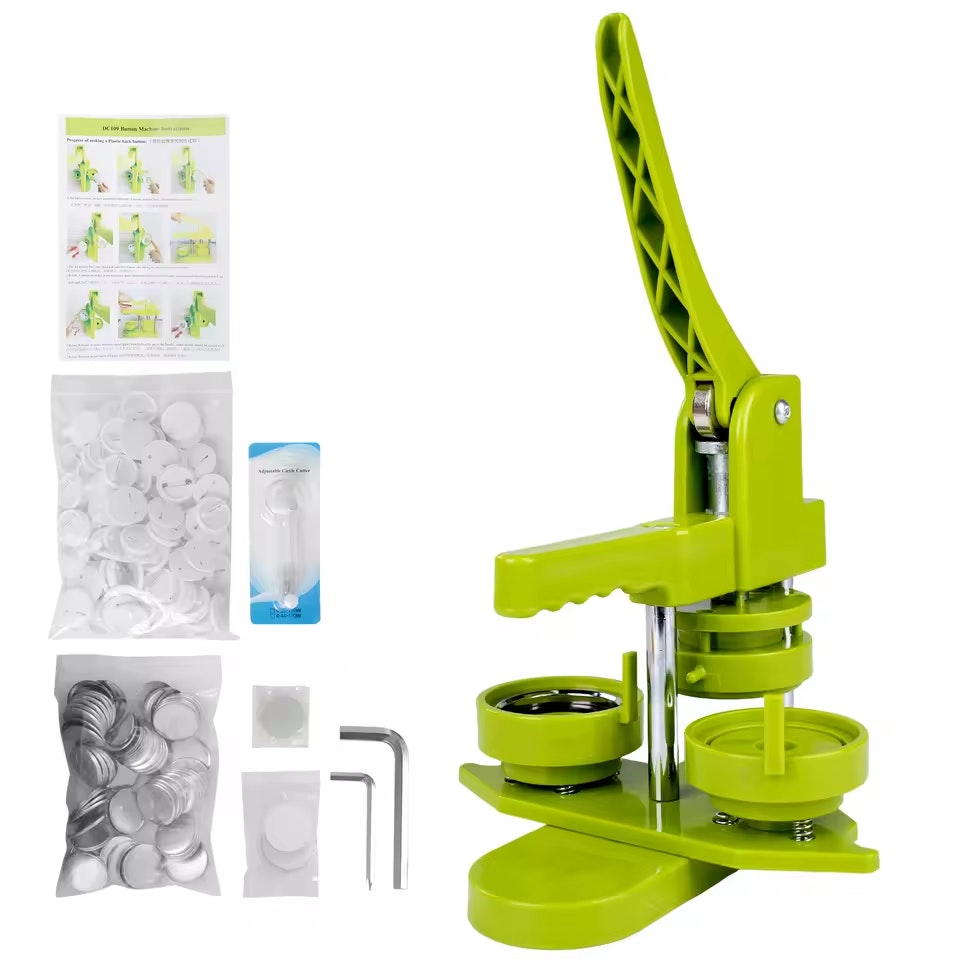 Button Maker Press Machine Kit: $56 Button Maker Press Machine Kit: $56