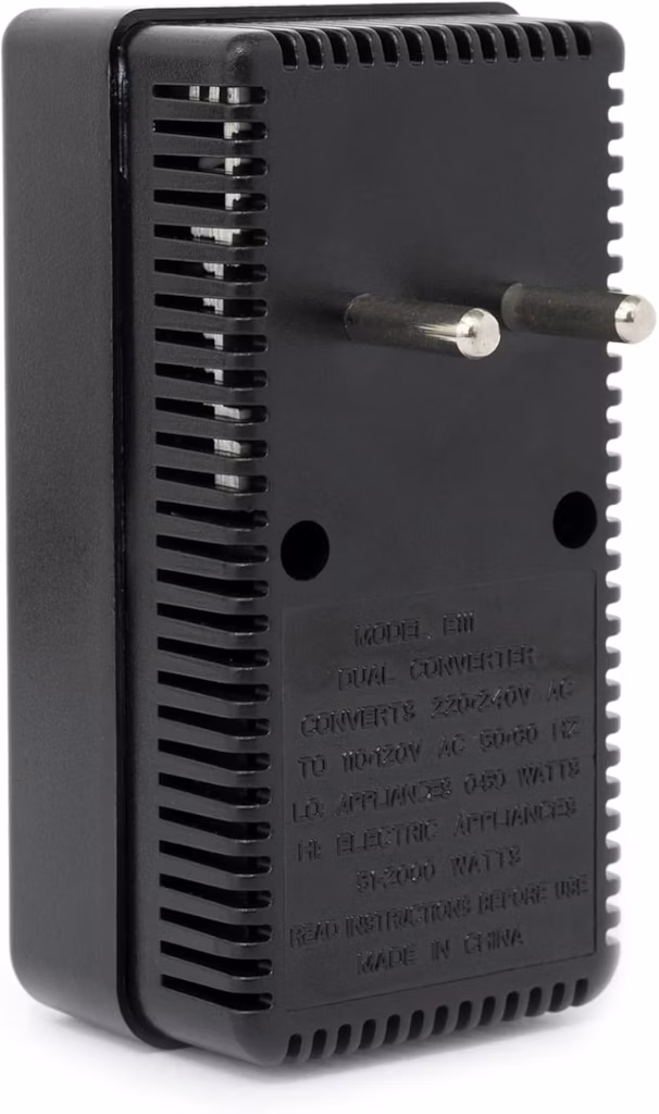 Travelon Dual Wattage Converter for 220V: $9.53