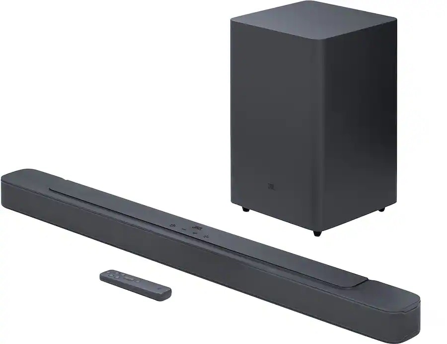 JBL 2.1 Channel Soundbar with Wireless Subwoofer : $250 JBL 2.1 Channel Soundbar with Wireless Subwoofer : $250